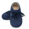 thumbnail image 6 of Baby Boys Girls Soft Sole Moccasins Lace-up Infant Toddler Shoes Sneaker, 6 of 6