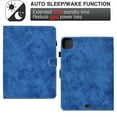 thumbnail image 2 of GSFY Case for 2024 iPad Air 11 Inch 6th Gen (M2), PU Leather Protective Folio Stand Cover Auto Sleep Wake Multiple Viewing for iPad Air 11 6th/iPad Air 10.9 4th &5th/iPad Pro 11 (2018-2022)，DC-Blue, 2 of 9