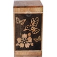 thumbnail image 2 of Floral Dove Wooden Urns for Human Ashes Adult Large - Butterfly Cremation Urn for Ashes -Burial Urn for Columbarium - Funeral Urn Box (250 LB - Hardwood, Dove - 3), 2 of 3