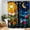 Color 1, variant on Funny German Shepherd Dog Taking Bubble Bath Shower Curtain Newspaper Reading Animal Decor Fabric Waterproof Bath Curtain