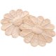 thumbnail image 3 of 10 piezas de decoración de apliques tallados en madera con diseño de flores redondas sin pintar Afortunado Sencillez, 3 of 5