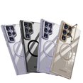 thumbnail image 2 of Magsafe Case For Samsung Galaxy S24 Ultra, Transparent PC Military-Grade Shockproof Protective Cover with Camera Kickstand, 2 of 4
