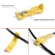 thumbnail image 5 of Kit de conector de empalme rápido T-Tap, conectores de cable T-Tap autodesprendibles con terminales de desconexión rápida macho aislados + conector eléctrico de empalme rápido Xemadio 221385, 5 of 9