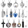 thumbnail image 1 of Set de joyas Ecation de acero inoxidable, 15 unidades, con forma de ceniza, 1 of 8