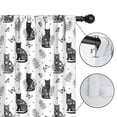 thumbnail image 4 of Blackout Kids Curtains,Black Cat and Butterfly White Pattern Children's Insulated Curtains Set Of 2,Bedroom Essentials,Toddler Room Decor 42"x54", 4 of 5