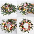thumbnail image 4 of Corona de flores silvestres de Texas para decoración de puerta de entrada de primavera/verano, 4 of 7