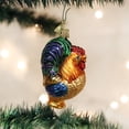 thumbnail image 2 of Old World Christmas Farm Animals Glass Blown Ornaments for Christmas Tree,Rooster, 2 of 4