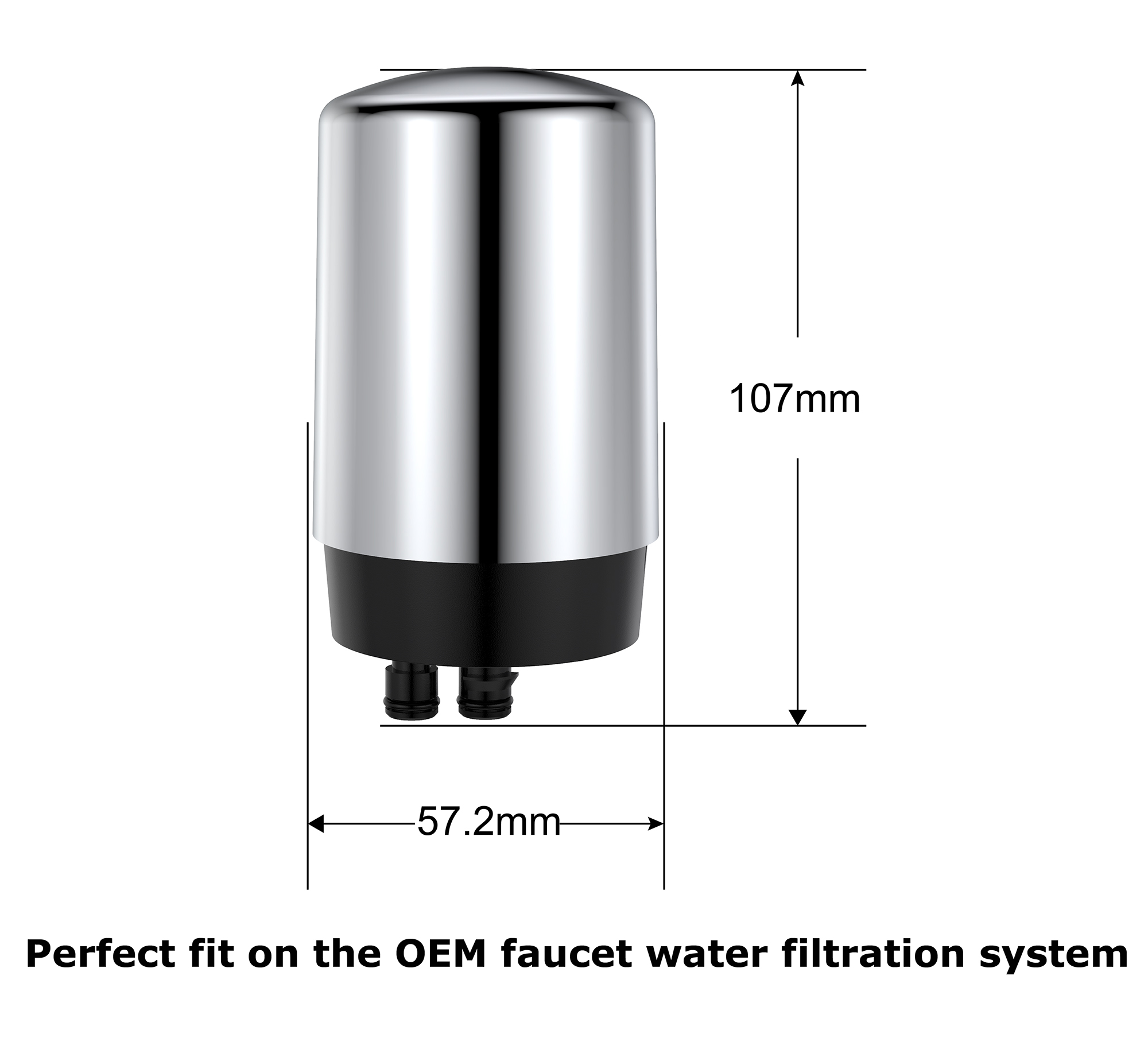 NRP Chrome 3 pack Premium Faucet Water Filter Replacement For BRITA NRP Chrome 3 pack Premium Faucet Water Filter Replacement For BRITA