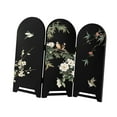 thumbnail image 2 of KLKCMS Folding Desktop Screen Oriental Gift Decorative Desk Privacy Panel for Shelf 30x25cm, 2 of 9