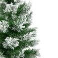 thumbnail image 3 of Northlight 1.8 FT Flocked Pine Full Artificial Christmas Tree in Burlap Base - Unlit, 3 of 6