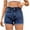 Dark Blue, variant on zbxnLI Women's Pull on Denim Shorts Trendy Summer Jean Shorts for Women Short Jeans with Pockets