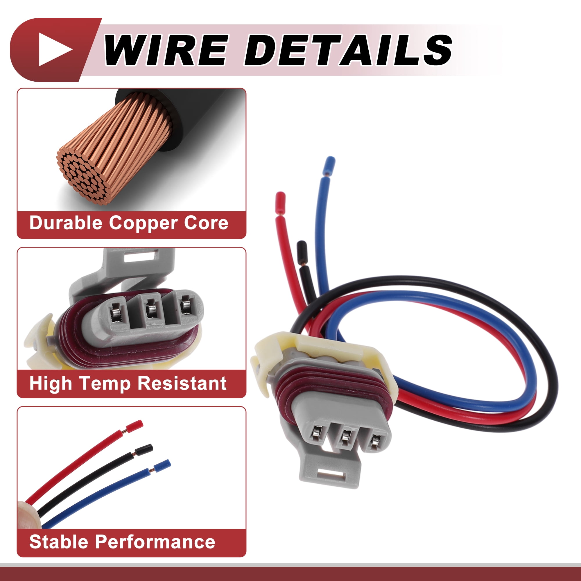 Unique Bargains DRL Daytime Running Light Socket Wiring for Fiat 500X 2015-2020