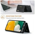 thumbnail image 3 of Feishell Case for Samsung Galaxy A13 5G,Premium PU Leather Magnetic Detachable 2-In-1 Card Pocket Back Flip ID Credit Card Slots Kickstand Shockproof Business Slim Phone Case,Black, 3 of 9