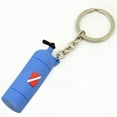 thumbnail image 1 of Suba Diving Air Tank Keychain Silicone Key Ring Diver Diving Gift Souvenir, 1 of 4