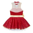 thumbnail image 4 of TiaoBug Kids Girls Sequins Ballet Tutu Dance Dress Santa Claus Christmas Costume 4-16 A Red 10, 4 of 7
