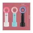 thumbnail image 4 of Rechargeable Mini Hand Fan Small Battery Fan Bladeless & Portable Fan For Travel, Camping, Bedroom_Perfect Gift, 4 of 5
