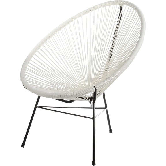 Modern Outdoor/Outdoor Acapulco Chair White