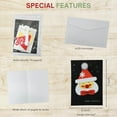thumbnail image 6 of 4E's Novelty Card Making Kit for Kids 3+ - DIY Christmas Crafts, 12 pcs Trendy Christmas Cards, Includes Christmas Cards with Envelopes, Fun Craft Kit, 6 of 8
