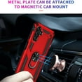 thumbnail image 4 of Compatible with Samsung Galaxy A34 5G Case Built-in 360 Ring Holder Kickstand, Extreme Protection Military Armor Magnetic Car Dual Layer Protective Heavy Duty Phone Cover,Red, 4 of 8
