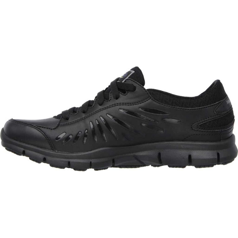Skechers for work women's eldred slip sales resistant shoe white