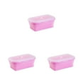 thumbnail image 3 of Guardoinrt Sealed Preservation Box Food Fresh And Secure With Silicone Lunch Container pink 1200ml 3Set, 3 of 6