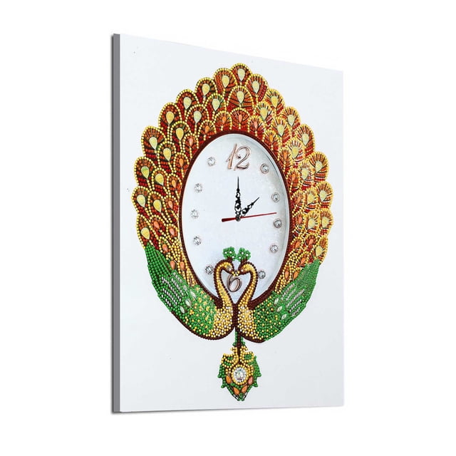 DIY 5D Clock with Watch Movement Kit Special-shaped Diamond Embroidery Home Decor