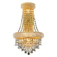 thumbnail image 2 of Elegant Lighting Primo 18" 4-Light Crystal Wall Sconce Gold Finish, 2 of 3