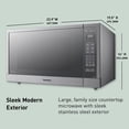 Sensor Genius Restored Panasonic NN-SN97JS 2.2 Cu. Ft. Countertop Microwave Oven ...