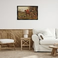 thumbnail image 3 of Stupell Industries Vintage Hunting Party Dogs People Painting Black Floater Framed Canvas Art Print Wall Art, 31 x 21, 3 of 10