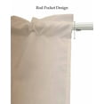 thumbnail image 5 of Beige Ombre Kitchen Valances for Windows Farmhouse Linen Window Valance Curtain for Living Room Window Treatment Khaki Modern Art Farmhouse Valance Rod Pocket Topper Drape, 42 x 18 Inch, 5 of 6
