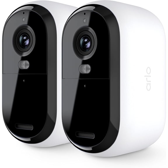 Restored Arlo VMC3250-100NAR Essential 2nd Gen 2K, 2-cam, White