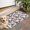 Multicolor Christmas Snowman, variant on Multicolor Christmas Pattern Door Rugs,Washable Non Slip Door Mats Indoor,Decorative Door Mats,Entry Mat Indoor for Entrance,Bedroom,Kitchen,Bathroom,17"x30"