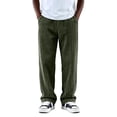 thumbnail image 5 of Men's Corduroy Pants Ribbed Texture Straight Leg Retro Streetwear Casual, 5 of 9