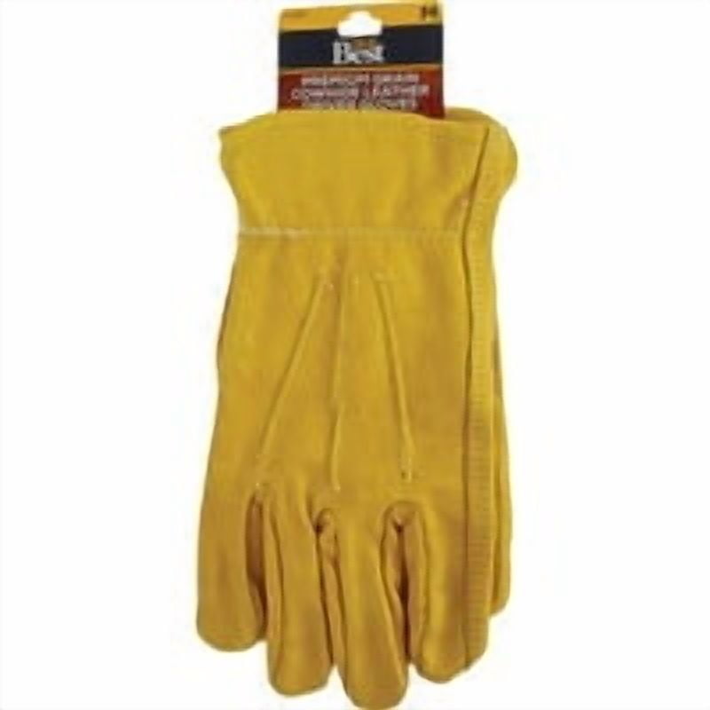 West Chester PL Do it Best Top Grain Cowhide Leather Work Glove - Pack of 2 Bulk Household Pack
