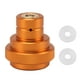 thumbnail image 1 of Adaptador rápido de CO2 mejorado para burbujeador de agua con gas Válvula para máquina de gaseosas Accesorios de recarga para cilindro de CO2 de conexión rápida TR21 4 Amarillo, 1 of 10
