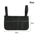 thumbnail image 4 of Bgsha Lightweight Nylon Side Pocket for Wheelchairs Walkers and Mobility Aids, 4 of 10