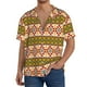 thumbnail image 1 of Fotbe Aztec Camisa Estampada de Manga Corta para Hombre, Casual de Verano, Estilo Playero, Sin Arrugas-Small, 1 of 5