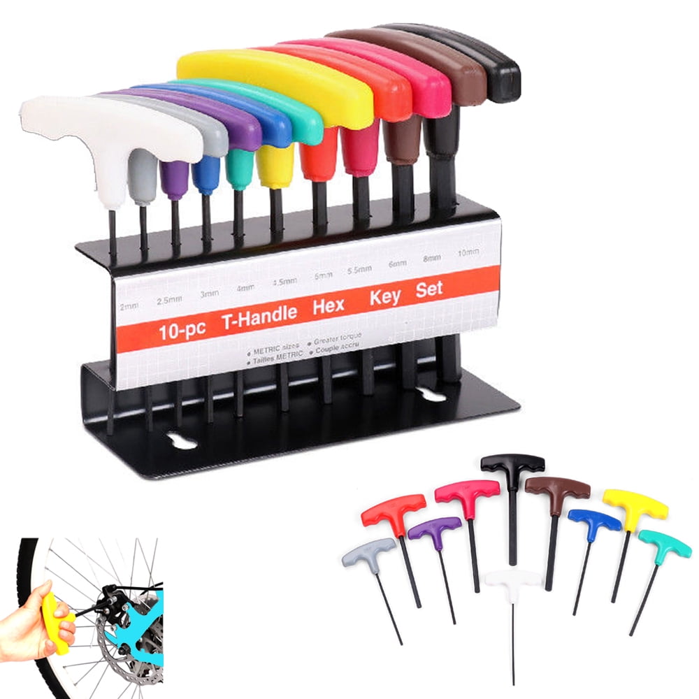 18Pc SAE/Metric T Handle Allen Wrench Ball End Hex Key Set Long w/ Storage Stand 18Pc SAE/Metric T Handle Allen Wrench Ball End Hex Key Set Long w/ Storage Stand