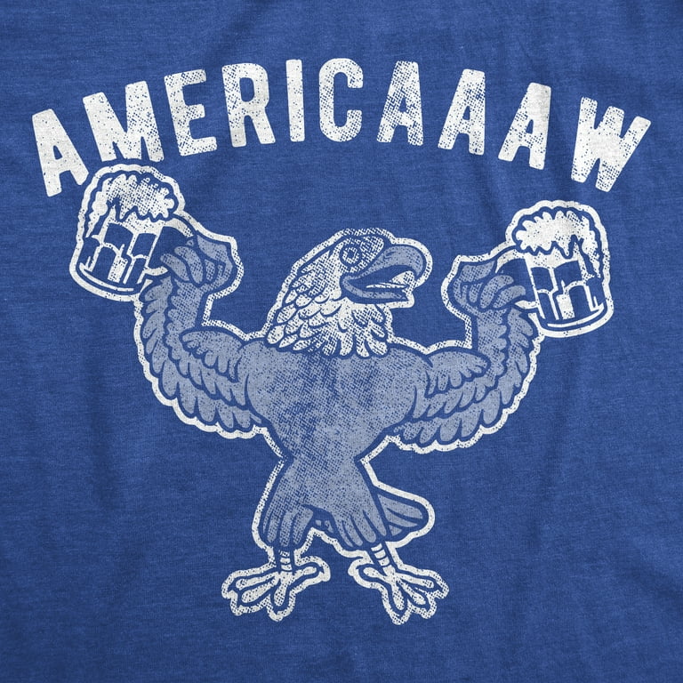 Funny 4th Of July Beer Party Shirt With American Flag Men
