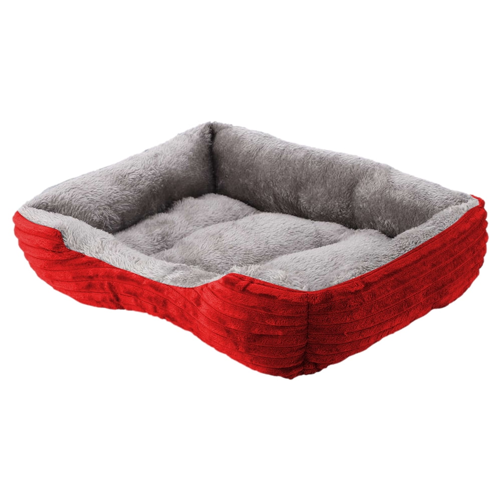 okwish Rectangle Dog Bed Sleeping Bag Kennel Sofa Puppy Cat Pet House Warm Beds Cushion For