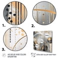 thumbnail image 3 of DESIGN ART Designart "Shapes And Lines Abstract Marble I" Abstract Marble Wall Art For Living Room 30 in. wide x 30 in. high, 3 of 5