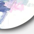 thumbnail image 3 of Designart 'Blue Interlude' Geometric Metal Circle Wall Art - Disc of 36, 3 of 5