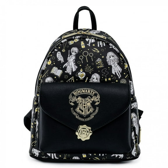 Harry Potter Magical Elements All Over Mini Backpack by Loungefly
