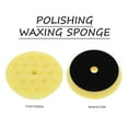 thumbnail image 3 of Minkissy Car Buffer Sanding Disc Drill Buffer Attachment Yellow Polyester Sponge 1Set, 3 of 5