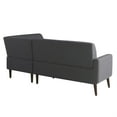 thumbnail image 5 of Studio Living Shoreline Modern Indoor Sectional Sofa, Charcoal Fabric, 5 of 12