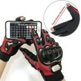 thumbnail image 4 of Motorcycle Gloves Red, 4 of 5