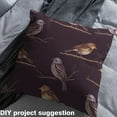 thumbnail image 2 of jejeloiu Rustic Bird Fabric by the Yard 3 Yards,Country Farmhouse Lodge Sewing Fabric,Brown Black Fabric for Sewing For Child,Microfiber Bedroom Decor, 2 of 6