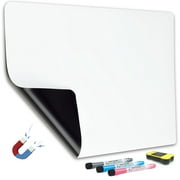 White boardMagnetic Dry Erase Board18" x 12" White Board for Wall Fridge, Home Fridge Calendar and Office marker board