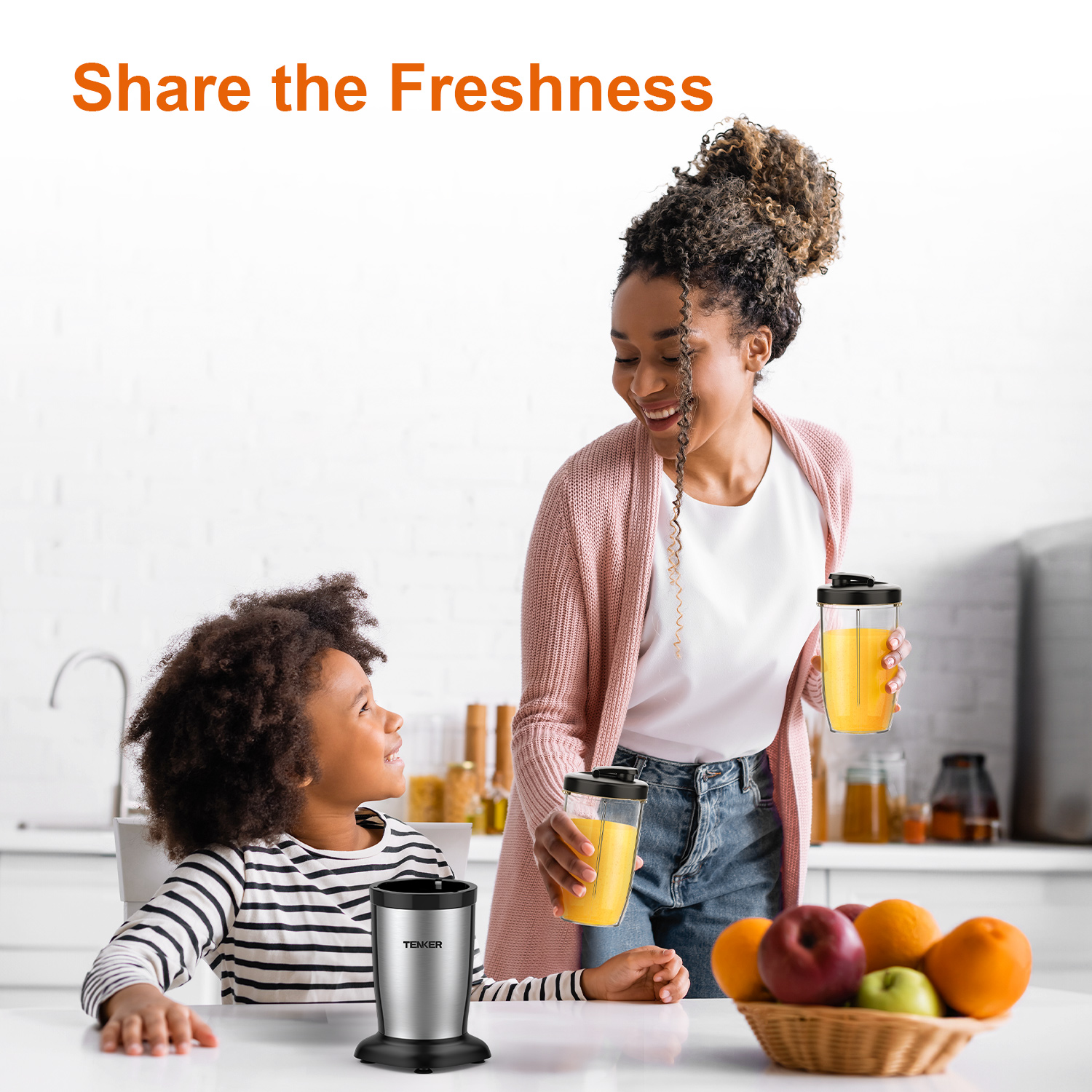 11pcs Personal Blender and Grinder Combo , Smoothie Blender for Shakes, Juices, Youngsters Food, Nutritious Recipe with Brush, Modern Kitchen Appliance,Black