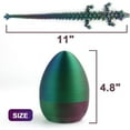 thumbnail image 5 of Cocobaby 3D Printed Articulated Crystal Dragon Egg PLA Flexible Joints Mystery Dragon, 5 of 8